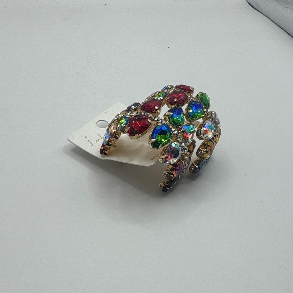 Lu Lu la la Colorful Crystal Earrings - Picture 5 of 7